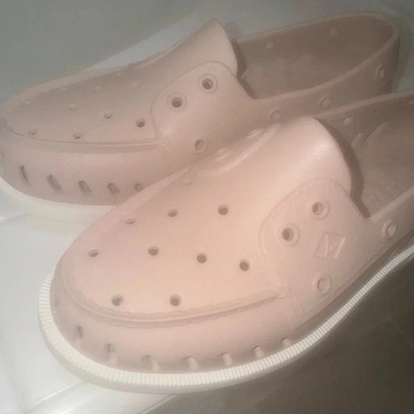 DUSTY ROSE SPERRY FLOAT SIDER SLIP ON WATER PROOF SHOES SIZE 9 WOMEN UNISEX - Picture 11 of 11